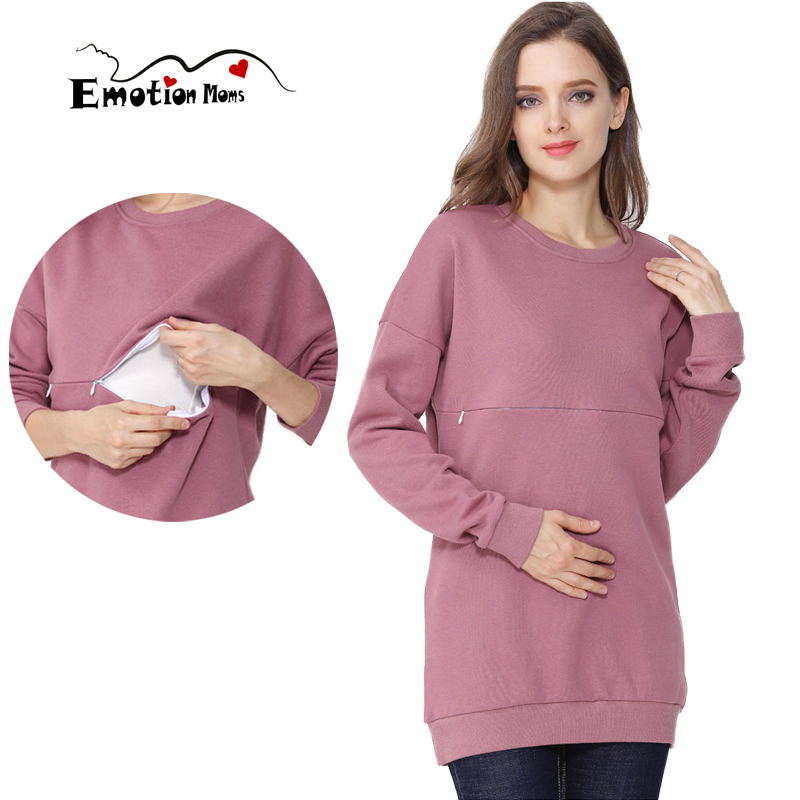 Plant Parent Hoodie - Winter Maternity Sweater Long Sleeve Nursing