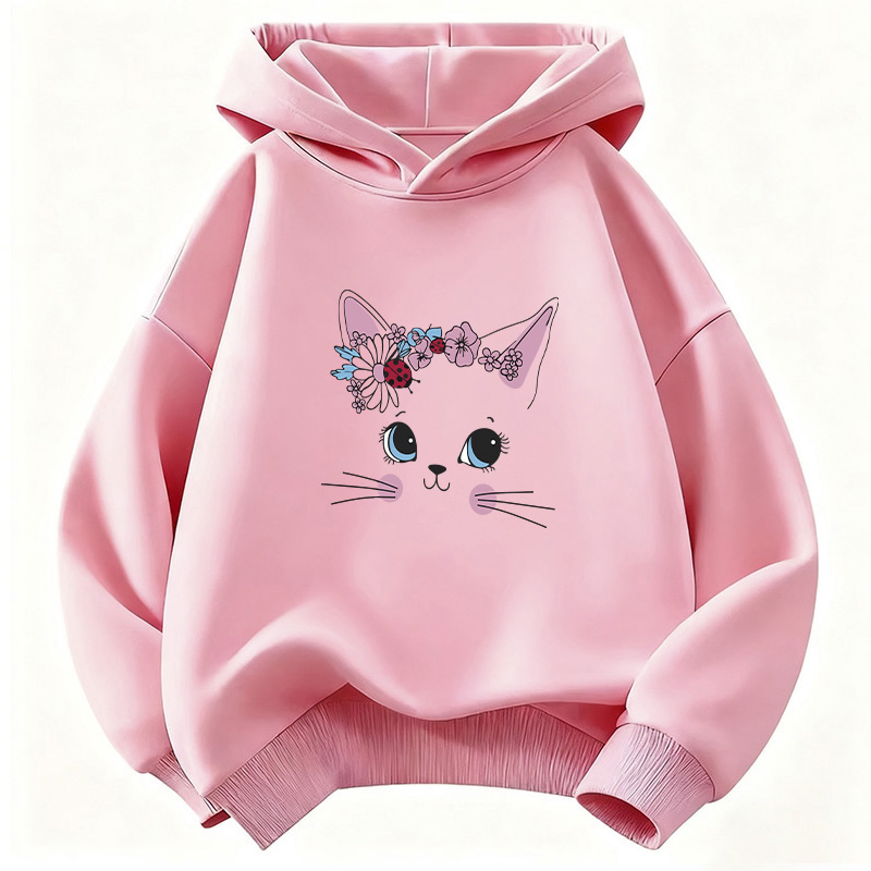 Plant Parent Hoodie - Sweet Cat Meme with Flower Cute
