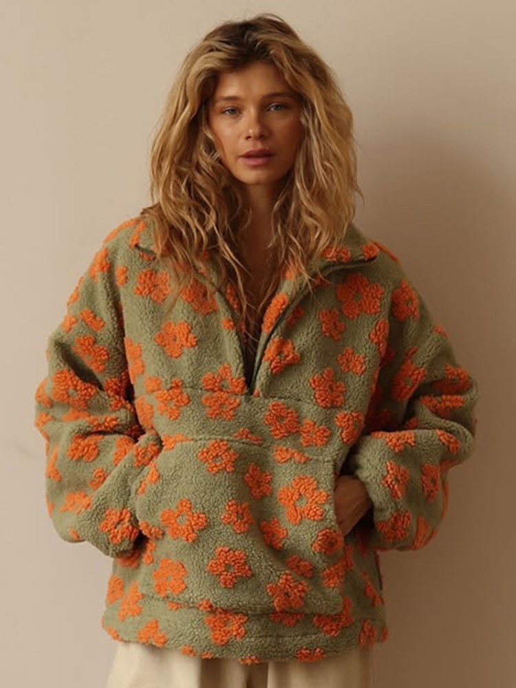 Zipper Half-open Collar Hoodie - Plant Parent Hoodie recension och pris