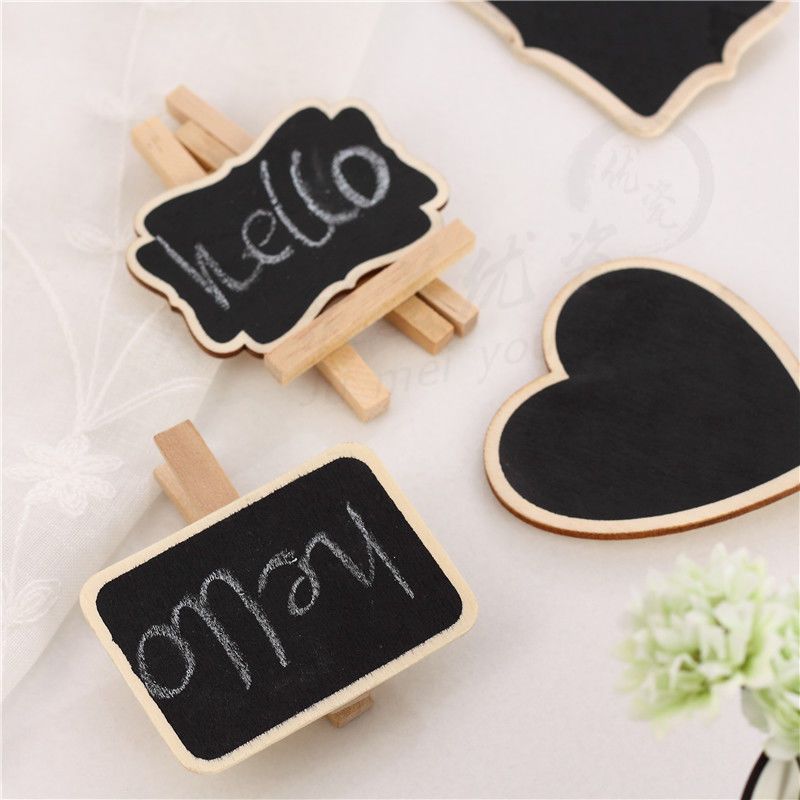 5PCS Mini Wooden Blackboard Va - Succulent Arrangement Mini recension och pris