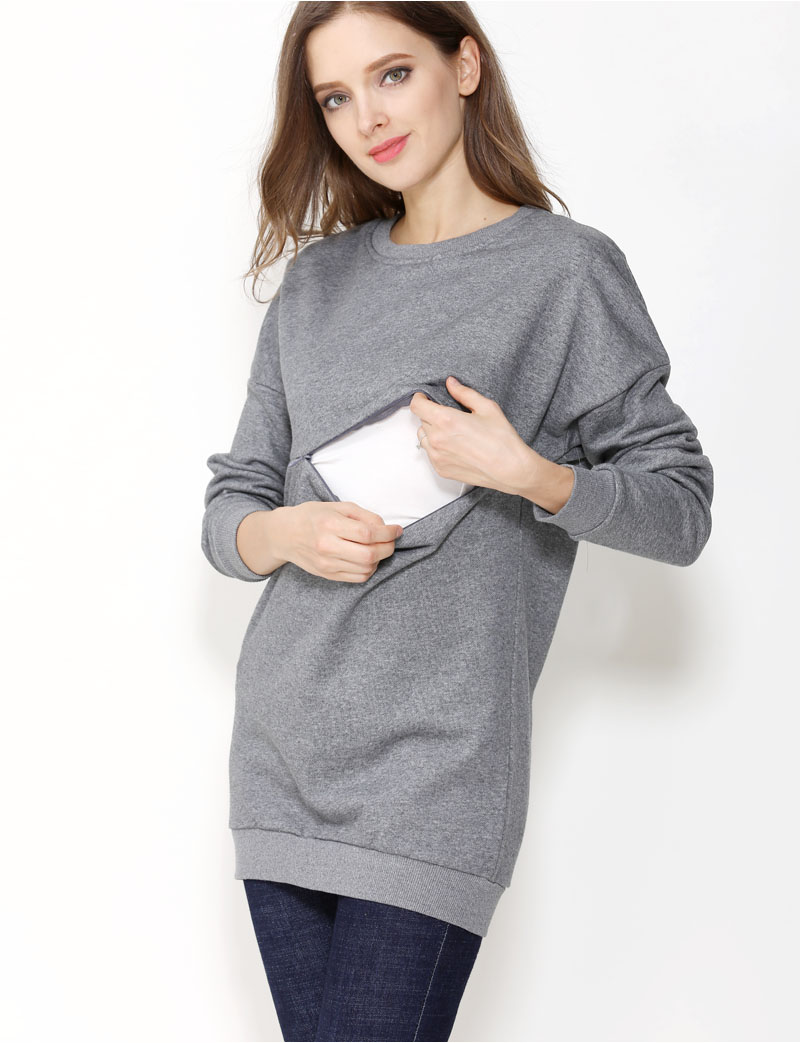 Winter Maternity Sweater Long  - Plant Parent Hoodie recension och pris