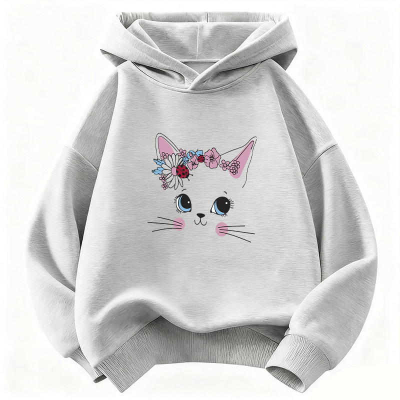 Sweet Cat Meme with Flower Cut - Plant Parent Hoodie recension och pris